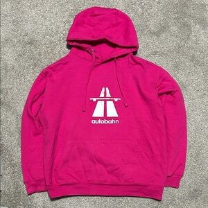 Vintage Autobahn Pink Hoodie